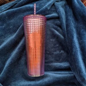 Starbucks purplish pink studded tumbler